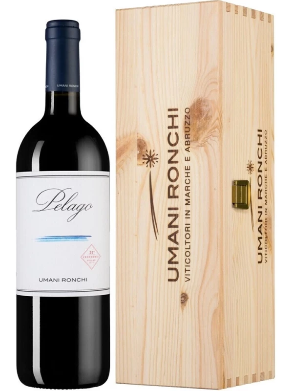 Pelago, Marche Rosso IGT, wooden box