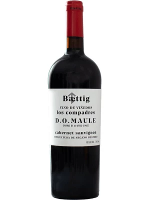 Вино Baettig, Los Compadres Cabernet Sauvignon, Maule DO 2022, 0.75 л
