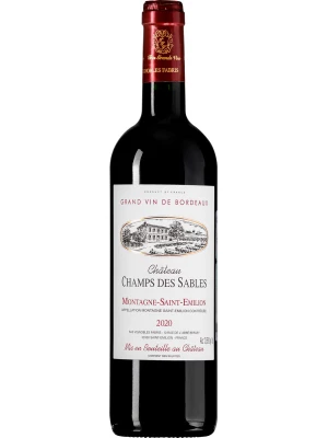 Вино Chateau Champs des Sables, Montagne-Saint-Emilion AOC 2020, 0.75 л