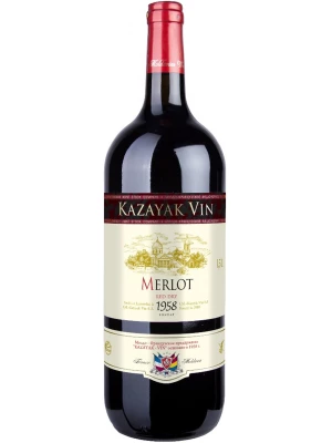 Вино Kazayak Vin Merlot 1.5 л