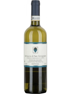 Вино Poderi del Paradiso, Vernaccia di San Gimignano, Toscana DOCG 2024, 0.75 л