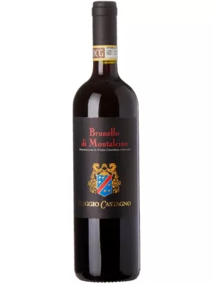 Вино Poggio Castagno, Brunello di Montalcino DOCG 2020, 0.75 л