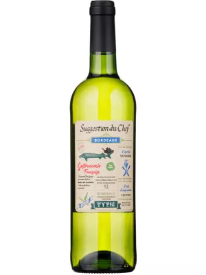 Вино Suggestion du Chef Typic Bordeaux AOC Blanc 2024, 0.75 л