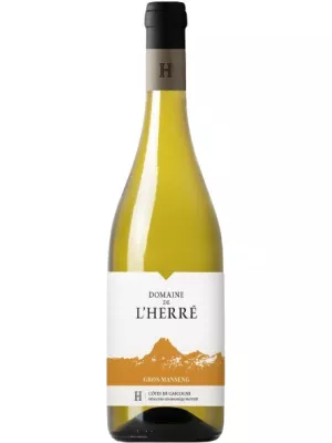 Вино Domaine de l'Herre, Gros Manseng, Cotes de Gascogne IGP 2023, 0.75 л
