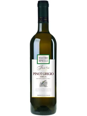 Вино Mastro Binelli Pinot Grigio Dry, Emilia IGT 0.75 л