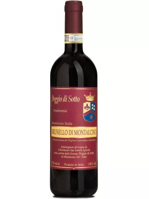 Вино Poggio di Sotto, Brunello di Montalcino DOCG 2020, 0.75 л