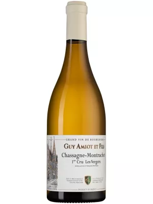 Вино Domaine Amiot Guy et Fils, Chassagne-Montrachet Premier Cru Les Vergers AOC 2023, 0.75 л