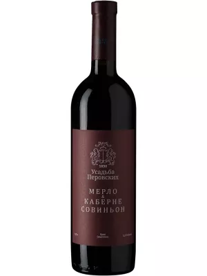 Вино Усадьба Перовских Мерло & Каберне Совиньон 2023, 0.75 л