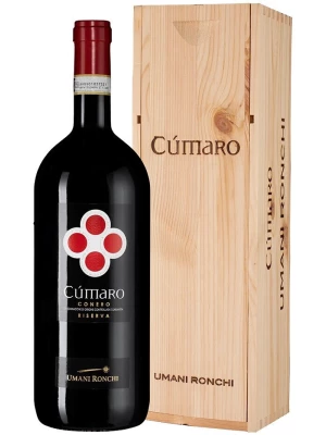 Вино Cumaro, Conero Riserva DOC, wooden box 2020, 1.5 л