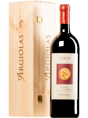 Вино Korem, Isola dei Nuraghi IGT wooden box 2017, 1.5 л