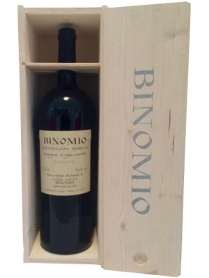 Вино Binomio, Montepulciano d'Abruzzo DOC Riserva gift box 2013, 1.5 л