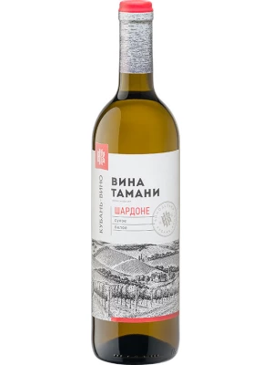 Вино Кубань-Вино, Вина Тамани Шардоне сухое 0.7 л