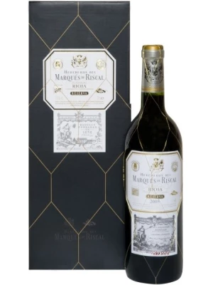 Вино Herederos del Marques de Riscal Reserva, Rioja DOC, with gift box 2005, 0.75 л