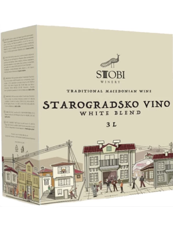 Stobi, Starogradsko White Blend, bag-in-box