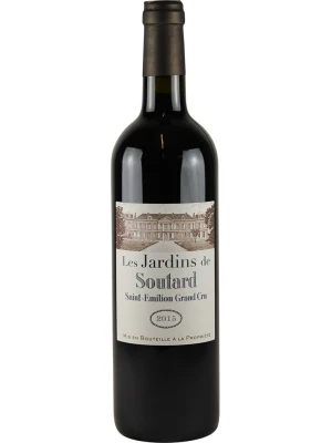 Вино Les Jardins de Soutard, Saint-Emilion Grand Cru AOC 2015, 0.75 л