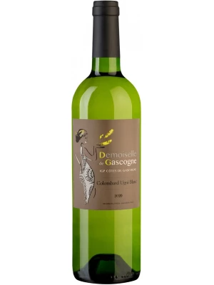Вино Domain de Menard, Demoiselle de Gascogne Colombard Ugni Blanc, Cotes de Gascogne IGP 2021, 0.75 л