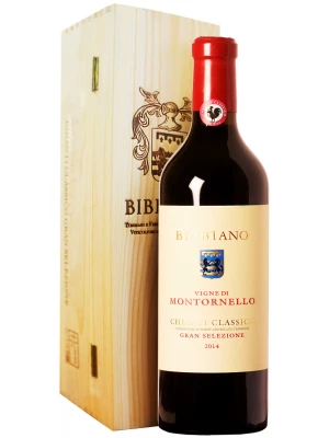 Вино Bibbiano, Vigne di Montornello Chianti Classico DOCG Gran Selezione, wooden box 2014, 1.5 л