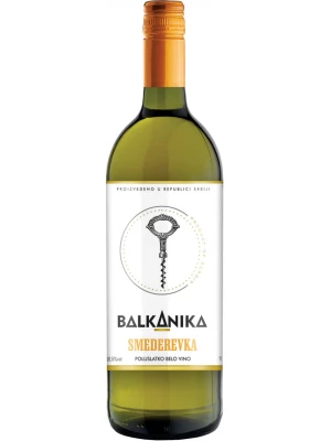 Вино Balkanika Smederevka Poluslatko 2023, 1 л