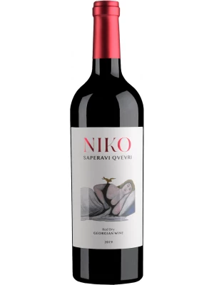 Вино Niko Saperavi Qvevri 2019, 0.75 л