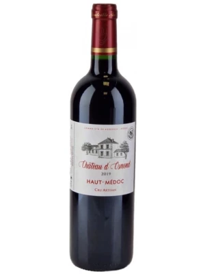 Вино Chateau d'Osmond, Haut-Medoc AOC 2019, 0.75 л