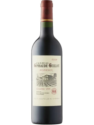 Вино Chateau Gombaude Guillot, Pomerol AOC 2008, 0.75 л