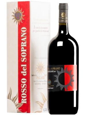 Вино Palari, Rosso del Soprano, Sicilia IGT gift box 2015, 1.5 л