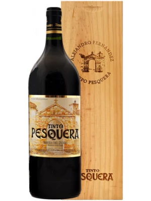 Вино Tinto Pesquera Reserva, Ribera del Duero DO, wooden box 2016, 1.5 л