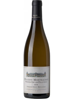 Вино Domaine Genot-Boulanger, Puligny-Montrachet Premier Cru Les Folatieres AOC 2018, 0.75 л