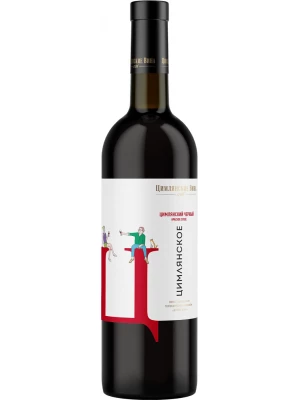 Вино Цимлянское, Ц Красное 0.75 л