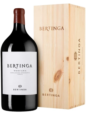 Вино Bertinga, Bertinga, Toscana IGT, wooden box 2017, 3 л