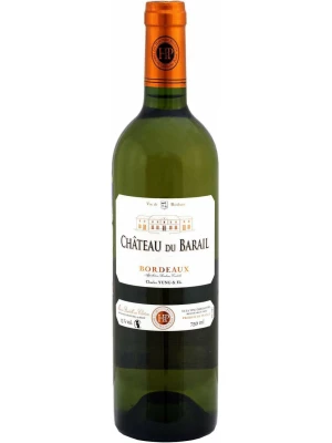 Вино Charles Yung & Fils, Chateau du Barail, Bordeaux AOC Blanc 2018, 0.75 л