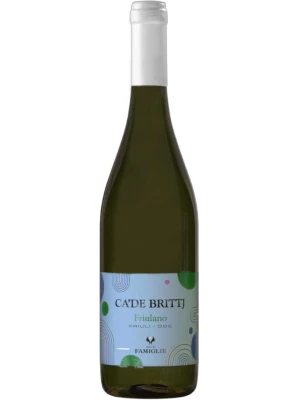 Вино Ca'De Brittj Friulano, Friuli DOC 2022, 0.75 л