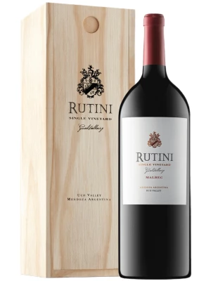 Вино Rutini, Gualtallary Malbec, wooden box 2017, 1.5 л