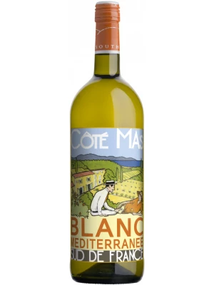 Вино Cote Mas Blanc Mediterranee, Pays d'Oc IGP 2018, 0.75 л