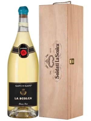 Вино La Scolca, Gavi dei Gavi DOCG, wooden box 2023, 3 л