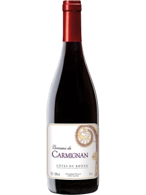Вино Domaine de Carmignan, Cotes du Rhone AOC Rouge 2018, 0.75 л