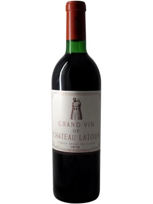 Вино Chateau Latour, Pauillac AOC 1-er Grand Cru Classe 1970, 0.75 л