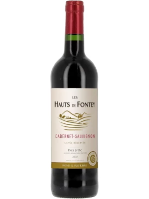 Вино Les Hauts de Fontey Cuvee Reservee Cabernet Sauvignon, Pays d'Oc IGP 2021, 0.75 л