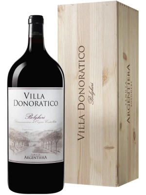 Вино Argentiera, Villa Donoratico, wooden box 2020, 6 л