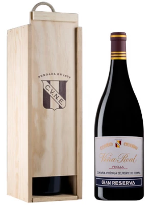 Вино Vina Real, Gran Reserva, wooden box 2011, 1.5 л