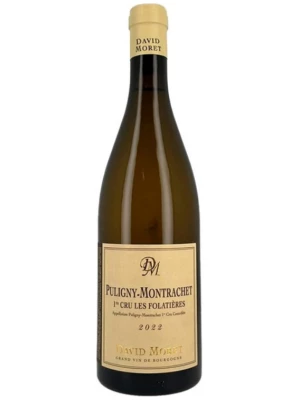 Вино David Moret, Puligny-Montrachet 1er Cru Les Folatieres AOC 2022, 0.75 л