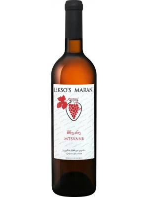 Вино Batono, Lekso's Marani Mtsvane Qvevri 2019, 0.75 л