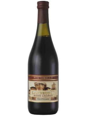 Вино Vinispa, Portobello Lambrusco Rosso Amabile, Emilia Romagna IGT 0.75 л