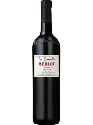 Вино Les Jamelles, Merlot, Pays d'Oc IGP 2019, 0.75 л