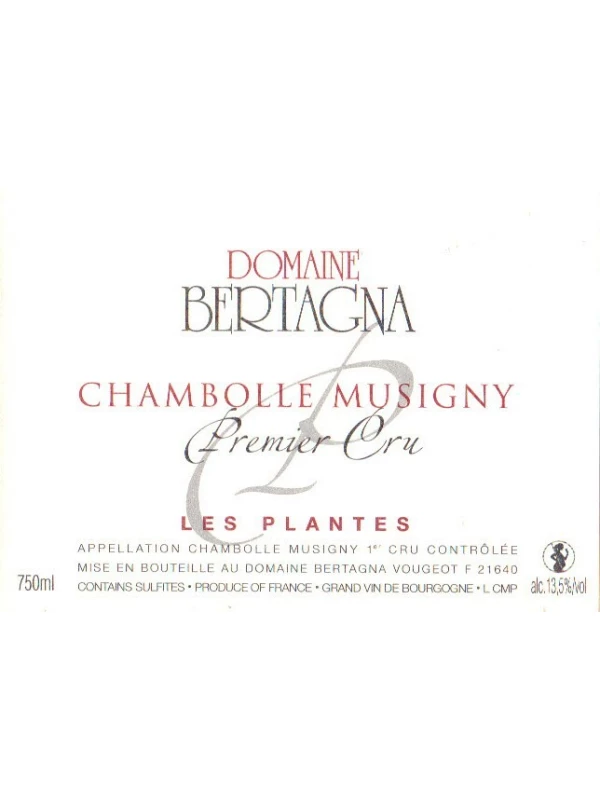 Domaine Bertagna, Chambolle Musigny Premier Cru Les Plantes AOC