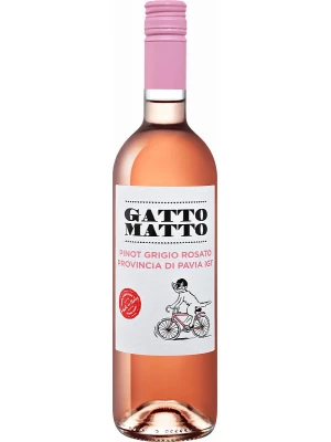 Вино Villa degli Olmi, Gatto Matto Pinot Grigio Rosato, Provincia di Pavia IGT 0.75 л