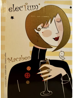 Вино Electum Macabeo, Castilla La Mancha, bag-in-box 2021, 3 л