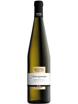 Вино Mastri Vernacoli Gewurztraminer, Trentino DOC 2015, 0.75 л