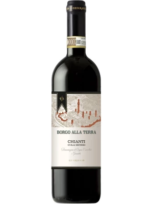Вино Geografico, Borgo alla Terra Chianti Colli Senesi DOCG 2019, 0.75 л