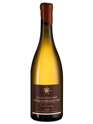 Вино Chablis Premier Cru Vaudevey, Франция Julien Brocard 2018, 0.75 л